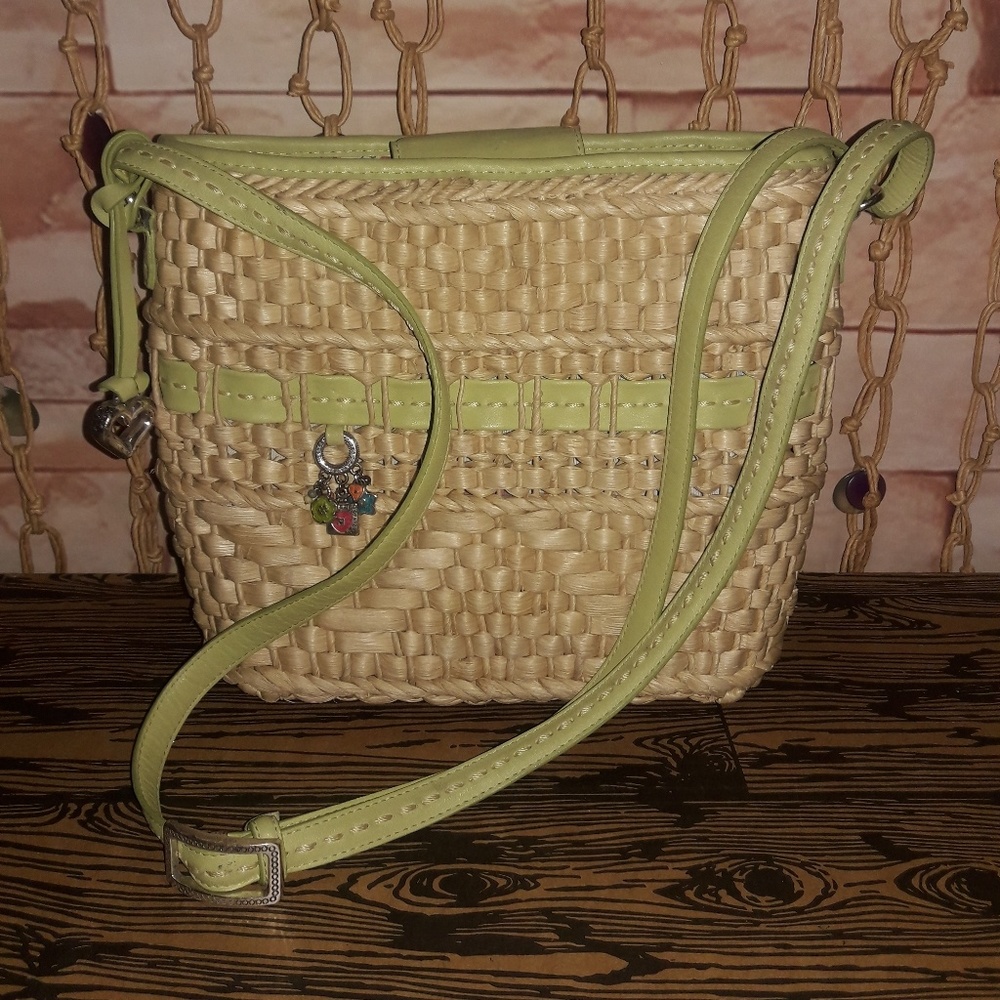 Brighton Straw Handbag Plus Bonus Tote